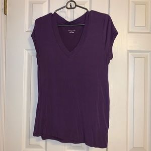 Purple V-Neck